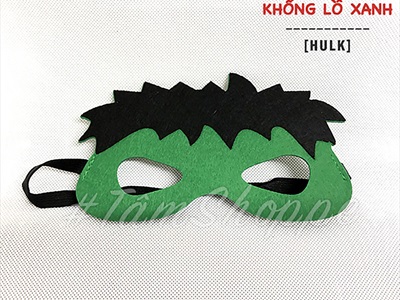 Mặt nạ siêu anh hùng vải nỉ cho bé [Nửa mặt - Mềm và êm] MATNA-124