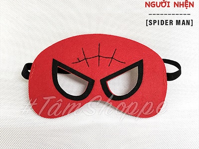 Mặt nạ siêu anh hùng vải nỉ cho bé [Nửa mặt - Mềm và êm] MATNA-124