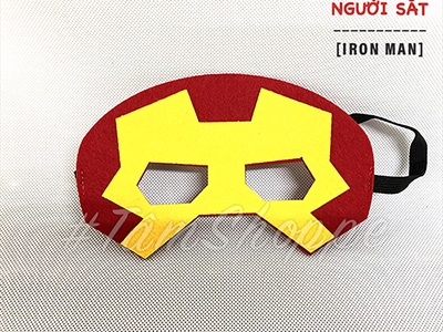 Mặt nạ siêu anh hùng vải nỉ cho bé [Nửa mặt - Mềm và êm] MATNA-124