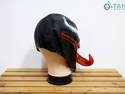 Mặt nạ Venom 3D lưỡi dài kinh dị [Cao su/ Người lớn] MATNA-138