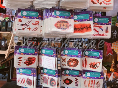 Miếng dán hình xăm giả sẹo, hoạ tiết hoá trang [Nhiều kiểu - Dễ dán] HINHXAM-01