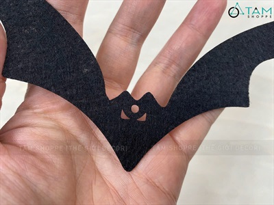 Bầy dơi nỉ đen trang trí [Dán tường/ treo - Tặng kèm dây] TCV-DOI-02