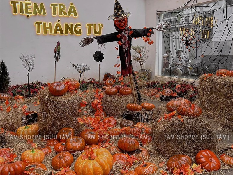 Cuộn rơm khô trang trí loại đẹp nhiều cỡ PK-ROM-01