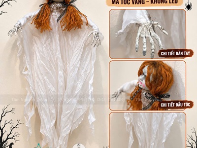 Mô hình con ma búp bê trang trí [Nhiều kiểu/ Kinh dị] HLW-MAQUY-45