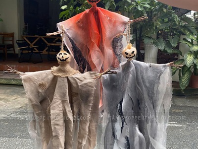 Mô hình con ma đầu tỏi 40cm [Ngộ nghĩnh - Nhiều kiểu] HLW-MAQUY-39