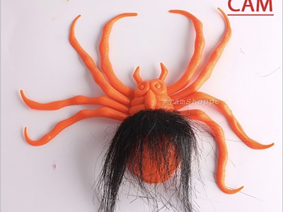 Mô hình con nhện Monster 3 màu [ĐK 20cm - Hít kính] TCV-NHEN-08