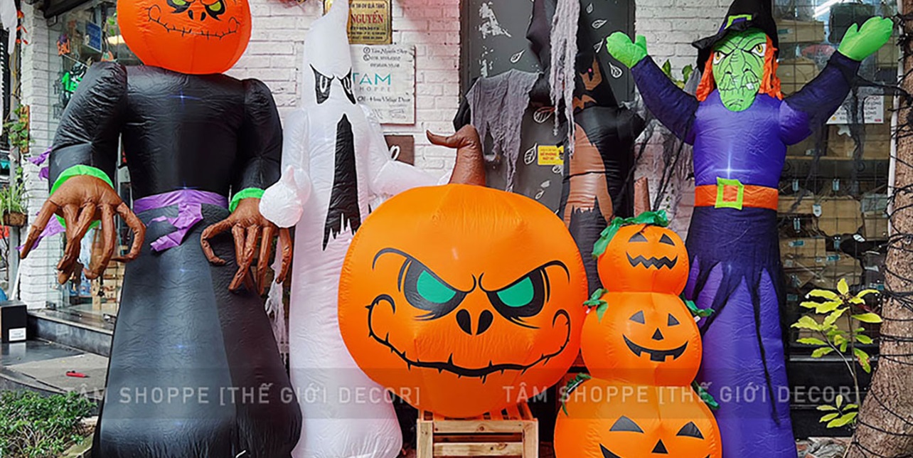 MÔ HÌNH BƠM HƠI HALLOWEEN SIÊU TO KHỔNG LỒ