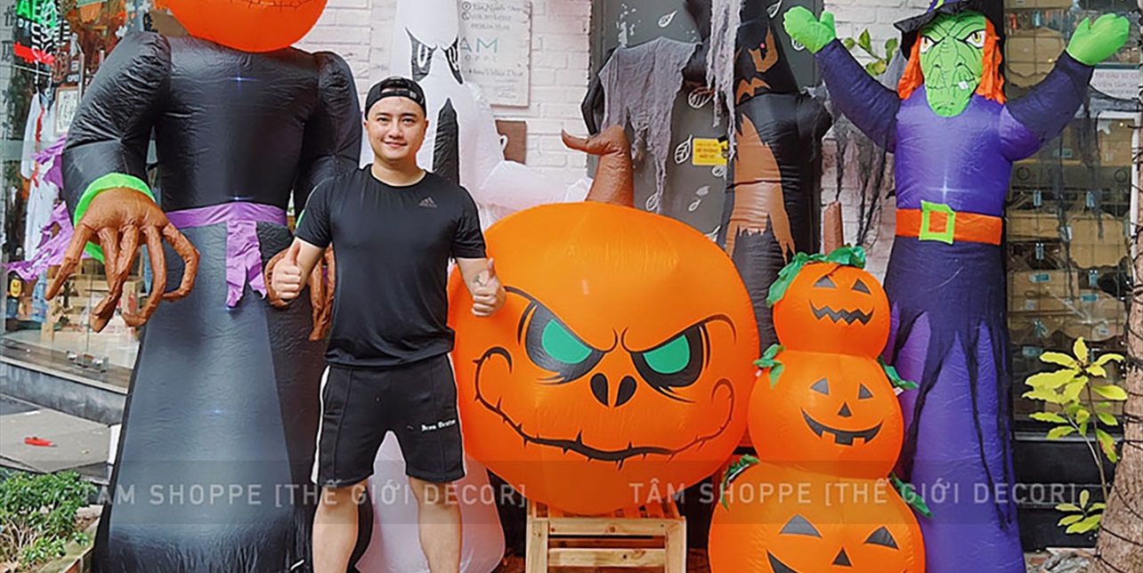 MÔ HÌNH BƠM HƠI HALLOWEEN SIÊU TO KHỔNG LỒ