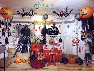 Mô hình tay chân người giả máu me trang trí Halloween [Tỷ lệ 1:1 - Mềm như thật] HLW-TAYCHAN-01