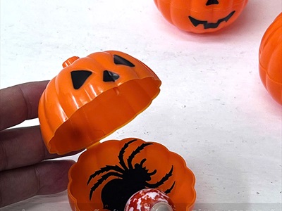 Set 5-10 quả bí ngô Halloween nhựa mini [Nhiều kiểu - Nhựa cứng] TRAI-BINGO-07