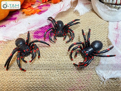 Set 03 con nhện độc đốm đỏ ĐK8.5cm TCV-NHEN-06