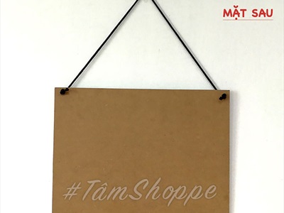 Tranh gỗ Halloween ép giấy 3 kiểu [Dây treo - nền gỗ] TRANHGO-11