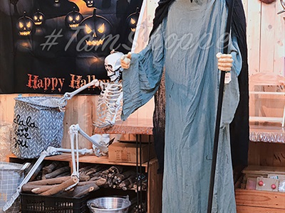 Tranh vải Halloween 130x150cm nhiều chủ đề [Vải dày in đẹp - Tặng kẹp treo, đinh tường] TRANHVAI-01