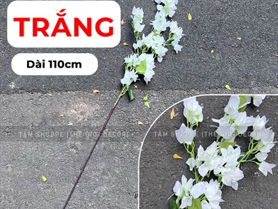 Cành hoa giấy giả trang trí [Nhiều màu - Dài 110cm] CANHHOA-06