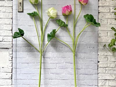 Cành sen dài thân dẻo cao 140cm [Loại đẹp - dễ uốn] CANHHOA-09