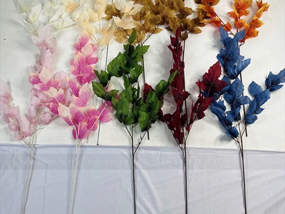 Cành lá phong dài 100cm đủ màu [Giả lá khô - Màu vintage] CANHLA-06