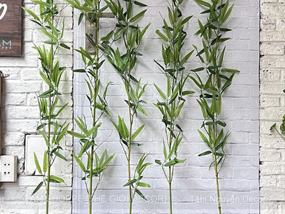 Cành lá tre giả cao150cm [Tự nhiên - Mảnh khảnh] CANHLA-09