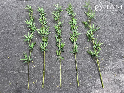Cành lá tre giả cao150cm [Tự nhiên - Mảnh khảnh] CANHLA-09