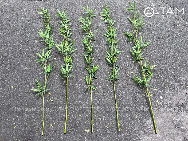 Cành lá tre giả cao150cm [Tự nhiên - Mảnh khảnh] CANHLA-09