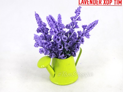 Chậu hoa mini để bàn bình tưới Lavender nhiều kiểu CHAUHOATTS-02