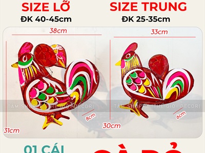 Lồng đèn giấy kiếng hình thú 5 kiểu cỡ lỡ & trung 30-40cm LDEN-KIENG-06