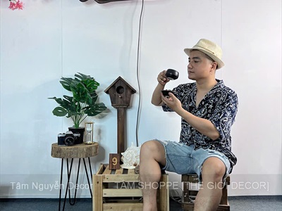 Bảng hiệu gỗ đèn Led bo viền đám mây [Rustic - Theo yêu cầu] YC-BANGHIEU-13