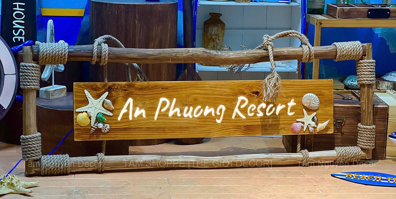 Bảng hiệu gỗ - Đồ decor làm theo yêu cầu
