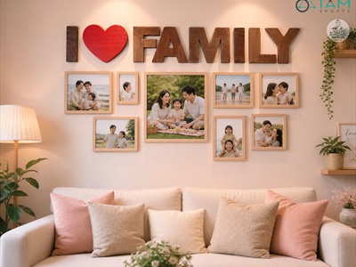 Chữ gỗ tên cặp đôi decor - Ngọt ngào và ý nghĩa [Gỗ dày 10-18mm / Tự nhiên - Sơn màu] CHUGO-28