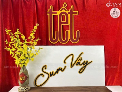 Chữ gỗ plywood cắt theo yêu cầu [Gỗ dày 3-5mm / Tự nhiên - Sơn màu] CHUGO-27