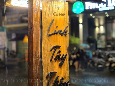 Chữ gỗ thông ghép tên Logo thương hiệu [Gỗ dày 10-18mm /Theo yêu cầu] CHUGO-26