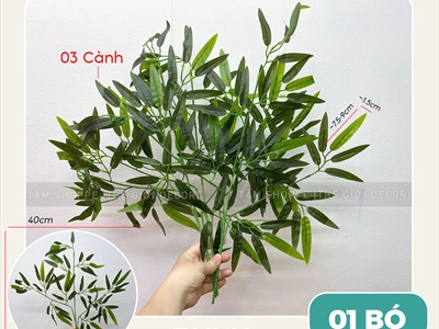 Bụi tre lắp ráp có đế tự đứng được cao 1,6-2m [Dễ lắp - Có lẻ đế rời] CAYTRE-02