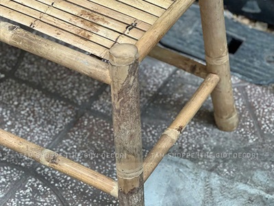 [ORDER 5-7 NGÀY] Ghế tre dài - Ghế bench tre decor [Phun keo/ Loại đẹp] BANGHE-07