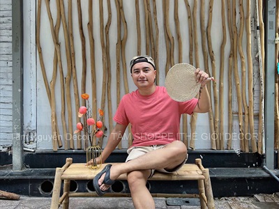 [ORDER 5-7 NGÀY] Ghế tre dài - Ghế bench tre decor [Phun keo/ Loại đẹp] BANGHE-07