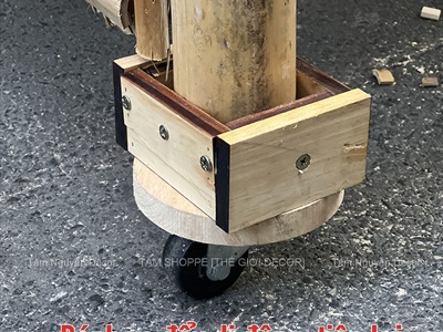[ORDER 5-10 NGÀY] Nhà tranh làm sẵn tháo lắp tiện lợi [Bánh xe/ Tự đứng] NHATRANH-03