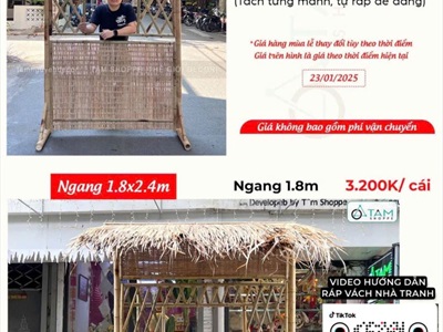 [ORDER 5-10 NGÀY] Vách nhà tranh trang trí có ô cửa [Tháo lắp/ Có Set tự làm] NHATRANH-01