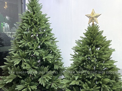 Cây thông Noel lá PE xanh 3 loại lá [Cao 1m5-3m] X-TREE-45