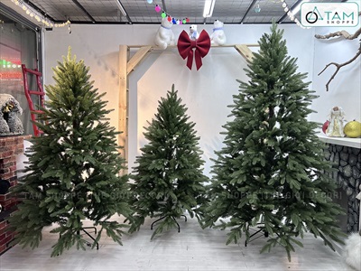 Cây thông Noel lá PE+PVC tán vừa [Cao 1m5-2m] X-TREE-LP-NAN