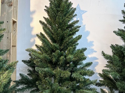 Cây thông Noel lá PVC đầu nhọn dày lá [Cao 1m2-2m4] X-TREE-LP-OR