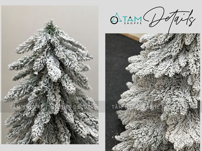 Cây thông Noel lá rũ Bắc Âu phủ tuyết [Nhiều cỡ từ 1.5-2.4m] X-TREE-42