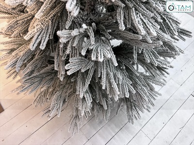 Cây thông Noel lá rũ phủ tuyết lá PE + PVC [Cao 1m5-2m4] X-TREE-LP-WL-HS