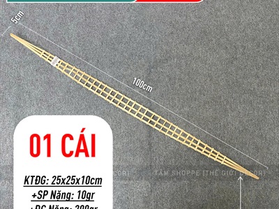 Nan tre cắm hoa trang trí cây thông Noel bản 5cm dài 1m [Loại đẹp - đan kĩ] NANTRE-01