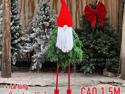 [ORDER 3-5 NGÀY] Ông Thần lùn lá thông rũ cỡ lớn 1,5m - 2m [HOT TREND] THANLUN-01
