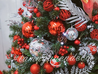 Trái châu Noel quả cầu gương phản sáng [4 cỡ - sang trọng] TRAICHAU-31