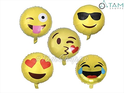 Bong bóng kiếng Emoji mặt cười nhiều kiểu BBK-EMOJI-01