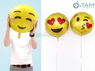 Bong bóng kiếng Emoji mặt cười nhiều kiểu BBK-EMOJI-01