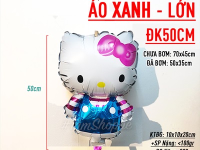 Bong bóng kiếng Mèo Hello Kitty BBK-MEO-01