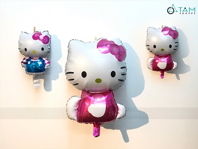 Bong bóng kiếng Mèo Hello Kitty BBK-MEO-01