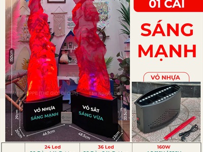 [ORDER 4-6 TUẦN] Đèn ngọn lửa 3D cỡ lớn decor [Cao 1m5/ Sống động] DENNGONLUA-02
