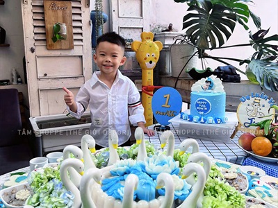 Phụ kiện chụp ảnh đầy tháng 1 month bảng tên cho bé  [Bằng gỗ - Có lẻ từng món] PKCA-01