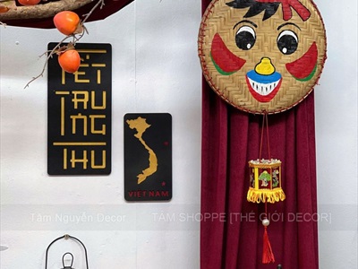 Backdrop Trung thu chủ đề Trăng treo [2025 - Tâm Nguyễn Decor] CC-TRUNGTHU-2501